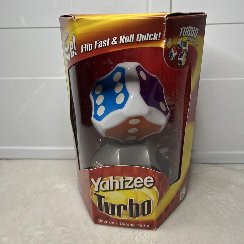 Yahtzee Turbo Electronic Talking Game 2006 Hasbro Parker Bros New Sealed NOS